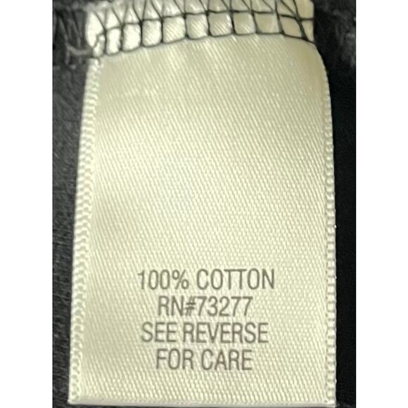 CROFT & BARROW LONG SLV PULL-OVER CREW NECK TOP/T-SHIRT, WOMENS, 1X, BLACK - Picture 10 of 11